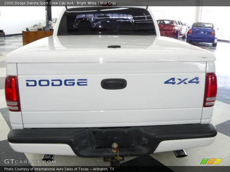 Bright White / Mist Gray 2000 Dodge Dakota Sport Crew Cab 4x4