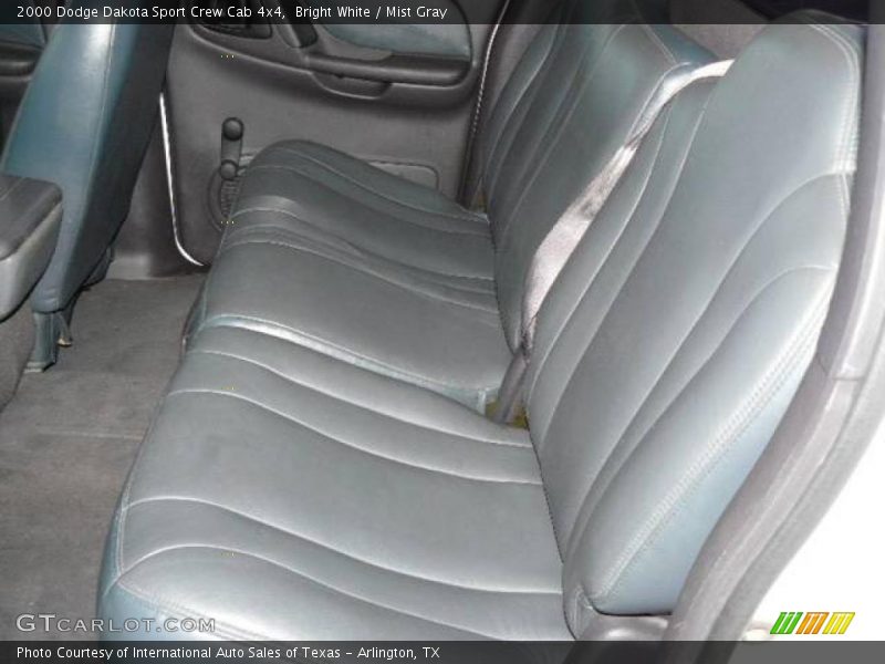 Bright White / Mist Gray 2000 Dodge Dakota Sport Crew Cab 4x4