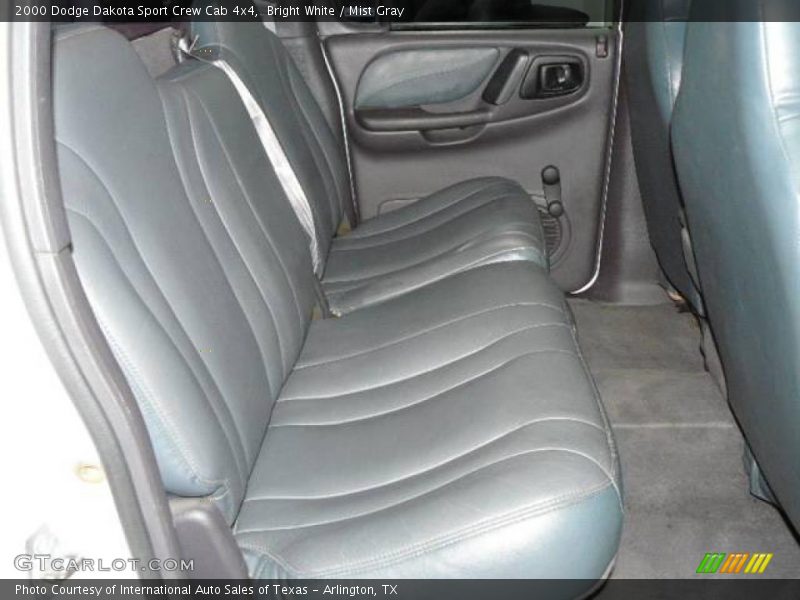 Bright White / Mist Gray 2000 Dodge Dakota Sport Crew Cab 4x4