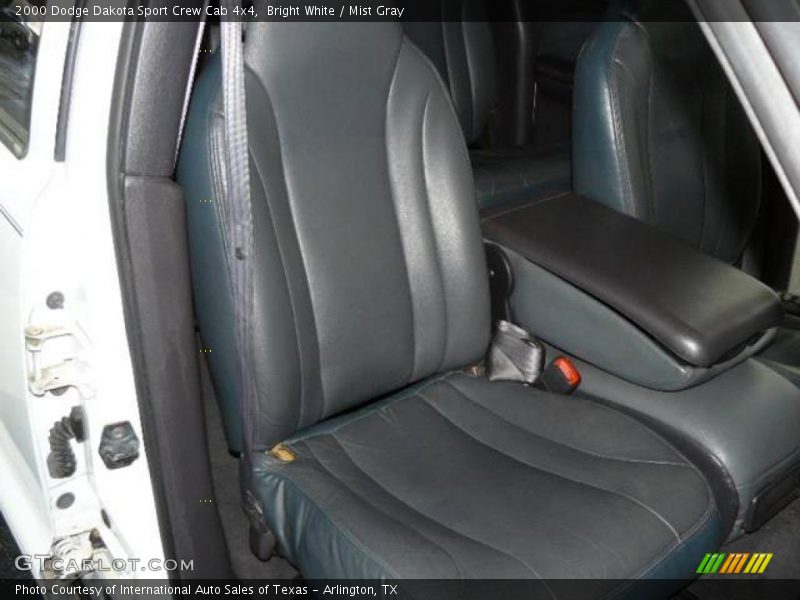 Bright White / Mist Gray 2000 Dodge Dakota Sport Crew Cab 4x4
