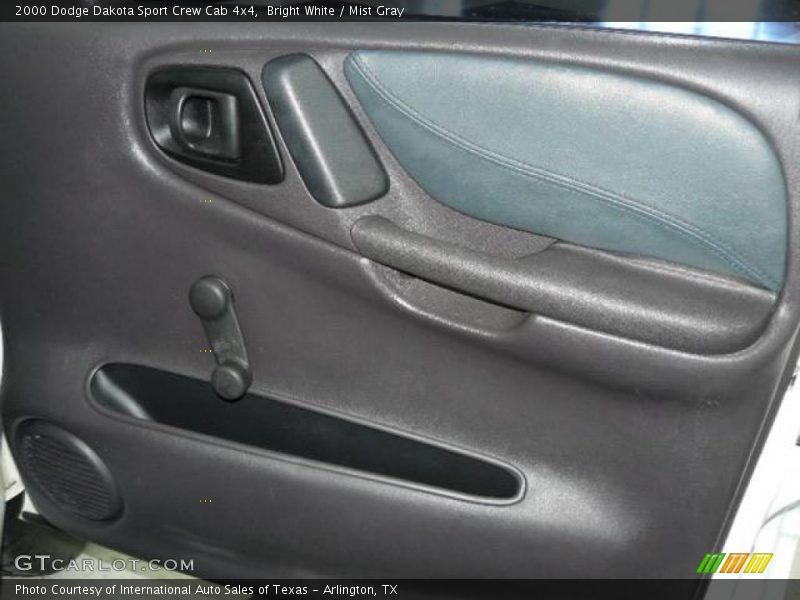 Bright White / Mist Gray 2000 Dodge Dakota Sport Crew Cab 4x4