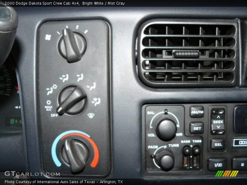 Bright White / Mist Gray 2000 Dodge Dakota Sport Crew Cab 4x4