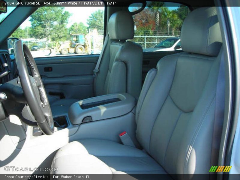 Summit White / Pewter/Dark Pewter 2004 GMC Yukon SLT 4x4