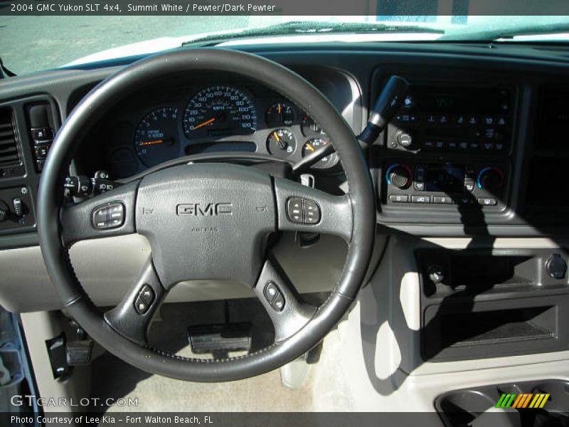 Summit White / Pewter/Dark Pewter 2004 GMC Yukon SLT 4x4