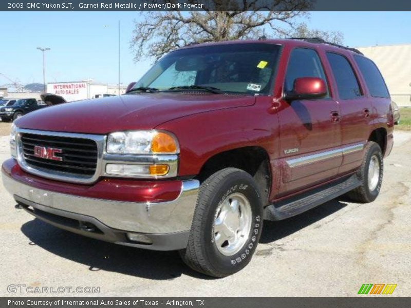 Garnet Red Metallic / Pewter/Dark Pewter 2003 GMC Yukon SLT