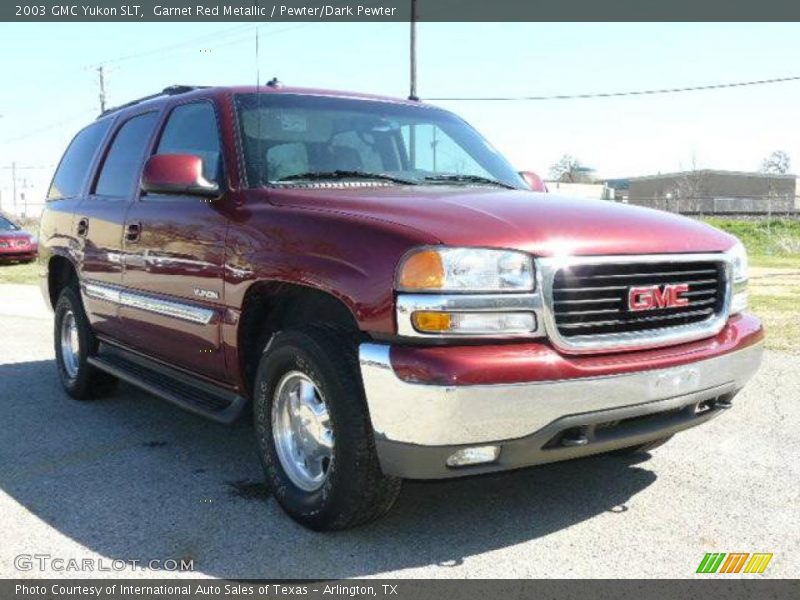 Garnet Red Metallic / Pewter/Dark Pewter 2003 GMC Yukon SLT