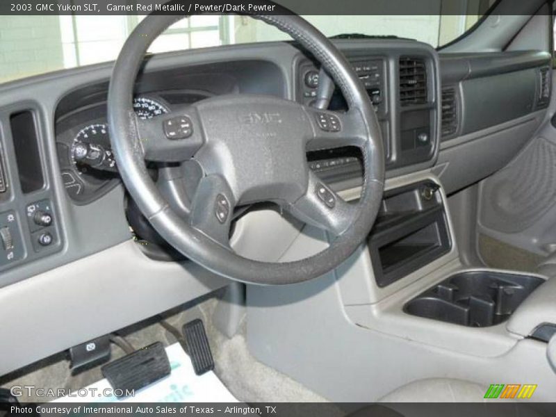 Garnet Red Metallic / Pewter/Dark Pewter 2003 GMC Yukon SLT