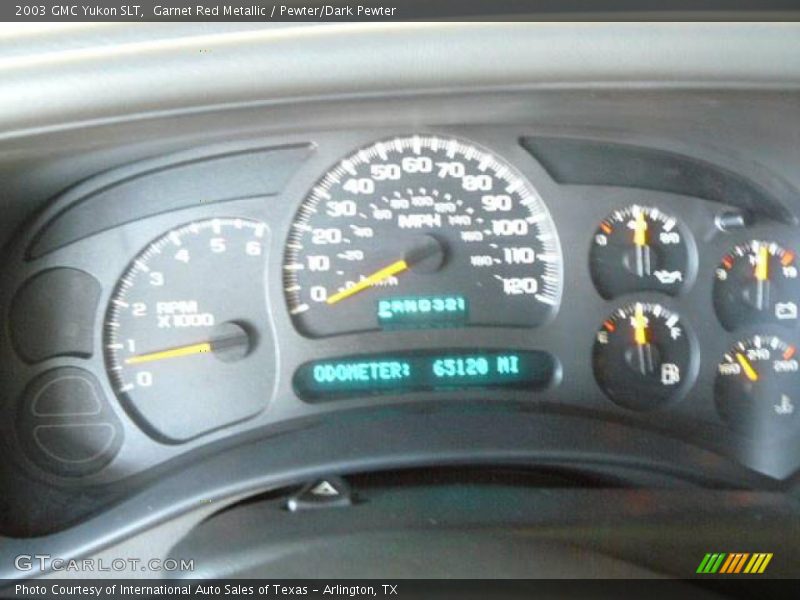 Garnet Red Metallic / Pewter/Dark Pewter 2003 GMC Yukon SLT