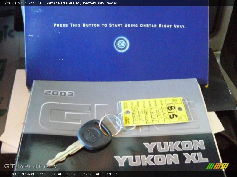Garnet Red Metallic / Pewter/Dark Pewter 2003 GMC Yukon SLT