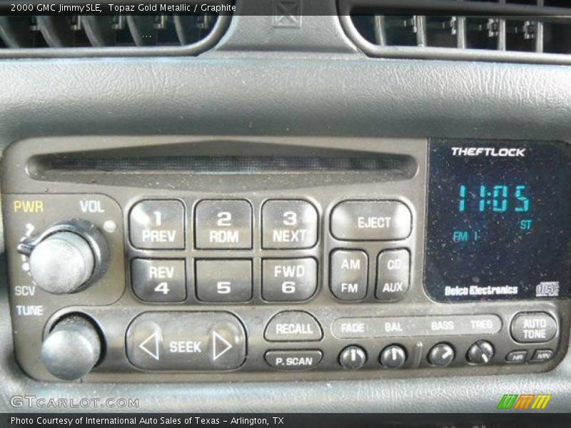 Topaz Gold Metallic / Graphite 2000 GMC Jimmy SLE