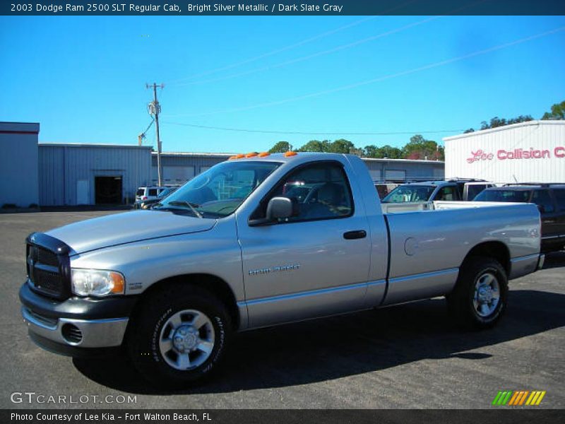 Bright Silver Metallic / Dark Slate Gray 2003 Dodge Ram 2500 SLT Regular Cab