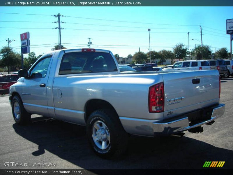 Bright Silver Metallic / Dark Slate Gray 2003 Dodge Ram 2500 SLT Regular Cab