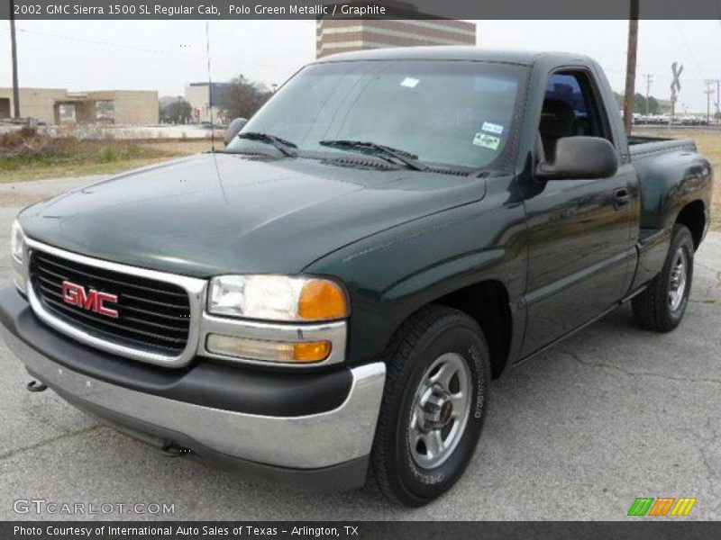 Polo Green Metallic / Graphite 2002 GMC Sierra 1500 SL Regular Cab