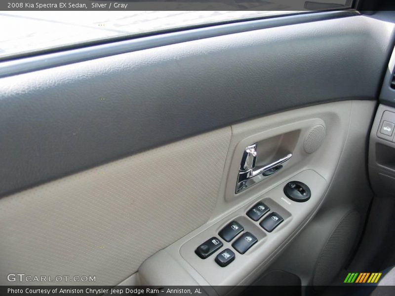 Silver / Gray 2008 Kia Spectra EX Sedan
