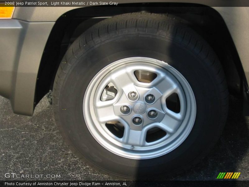 Light Khaki Metallic / Dark Slate Gray 2008 Jeep Patriot Sport