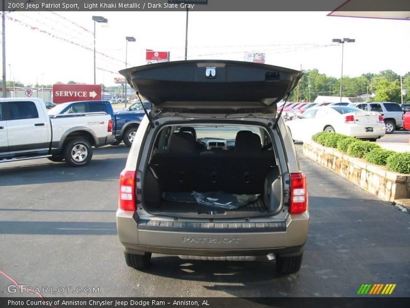 Light Khaki Metallic / Dark Slate Gray 2008 Jeep Patriot Sport