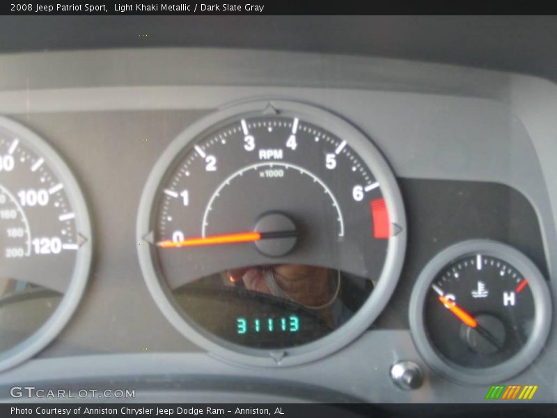 Light Khaki Metallic / Dark Slate Gray 2008 Jeep Patriot Sport