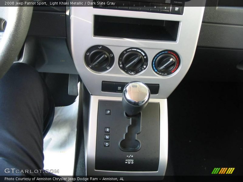 Light Khaki Metallic / Dark Slate Gray 2008 Jeep Patriot Sport