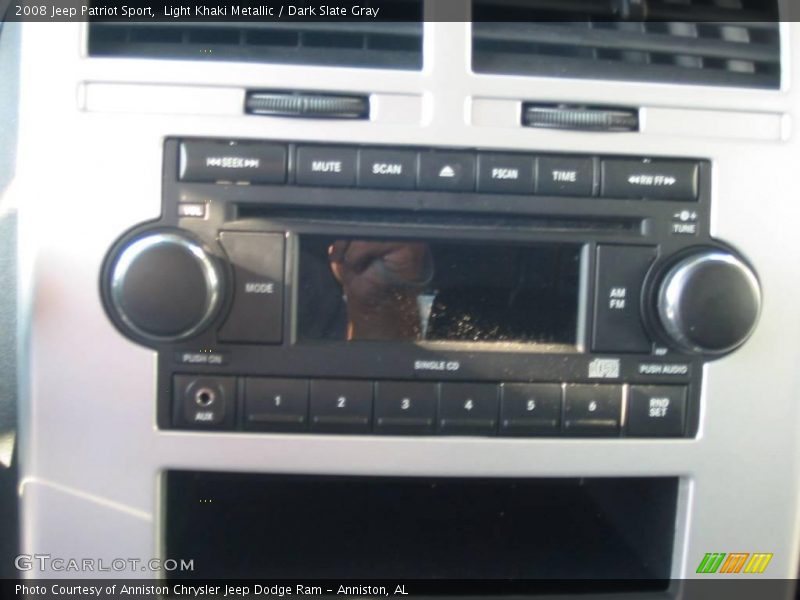 Light Khaki Metallic / Dark Slate Gray 2008 Jeep Patriot Sport