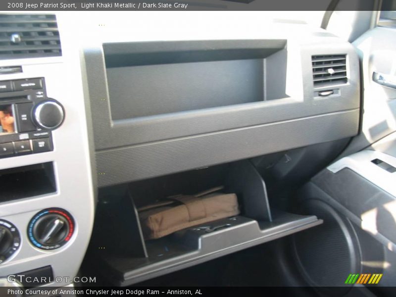 Light Khaki Metallic / Dark Slate Gray 2008 Jeep Patriot Sport