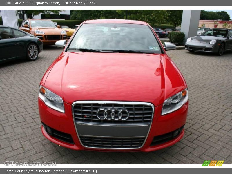 Brilliant Red / Black 2006 Audi S4 4.2 quattro Sedan