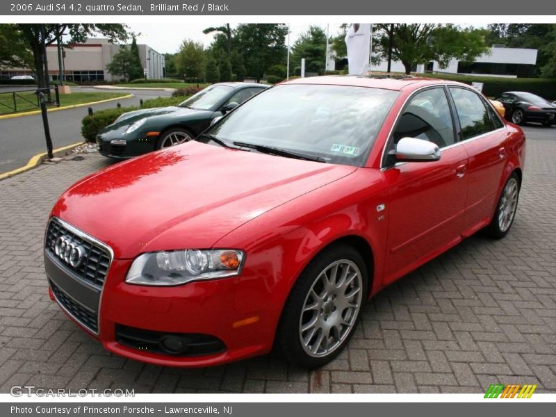 Brilliant Red / Black 2006 Audi S4 4.2 quattro Sedan