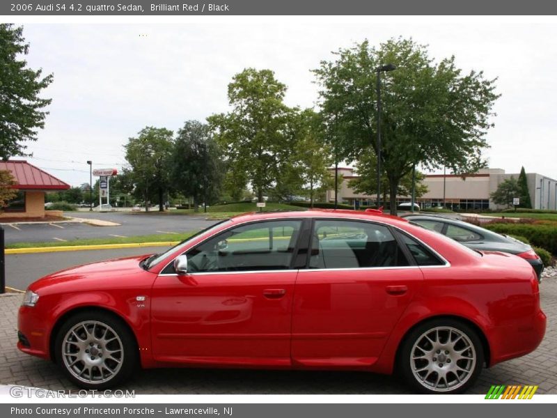 Brilliant Red / Black 2006 Audi S4 4.2 quattro Sedan