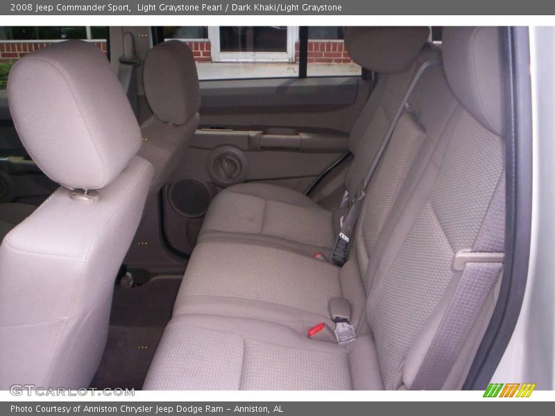Light Graystone Pearl / Dark Khaki/Light Graystone 2008 Jeep Commander Sport