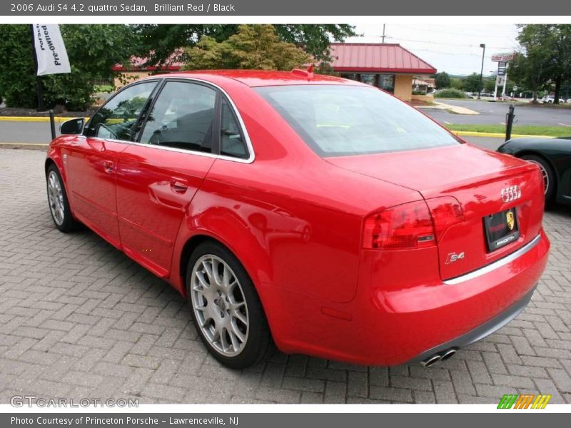 Brilliant Red / Black 2006 Audi S4 4.2 quattro Sedan