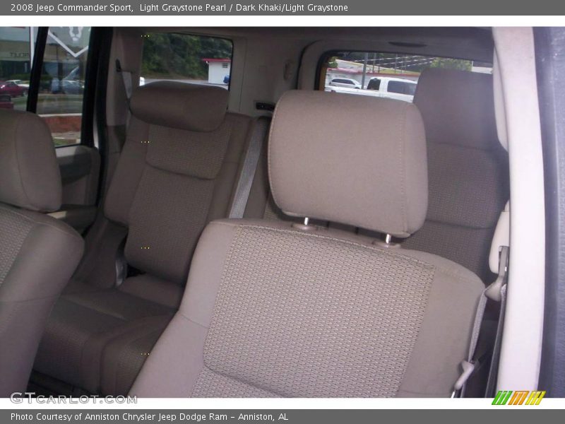 Light Graystone Pearl / Dark Khaki/Light Graystone 2008 Jeep Commander Sport
