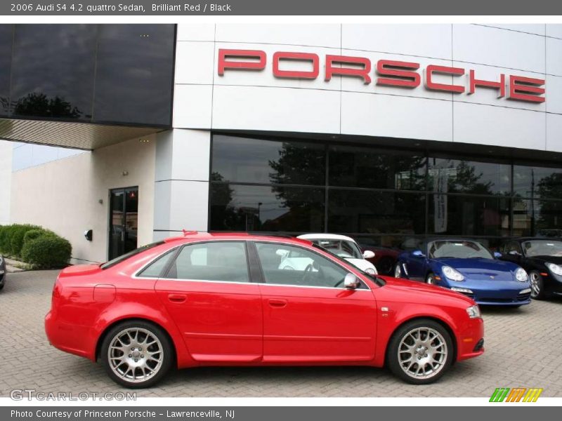 Brilliant Red / Black 2006 Audi S4 4.2 quattro Sedan