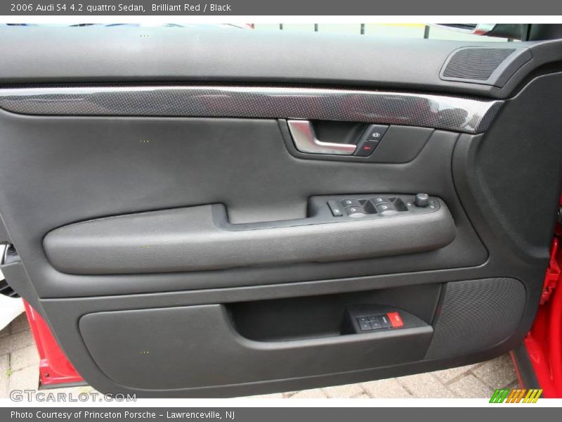 Brilliant Red / Black 2006 Audi S4 4.2 quattro Sedan
