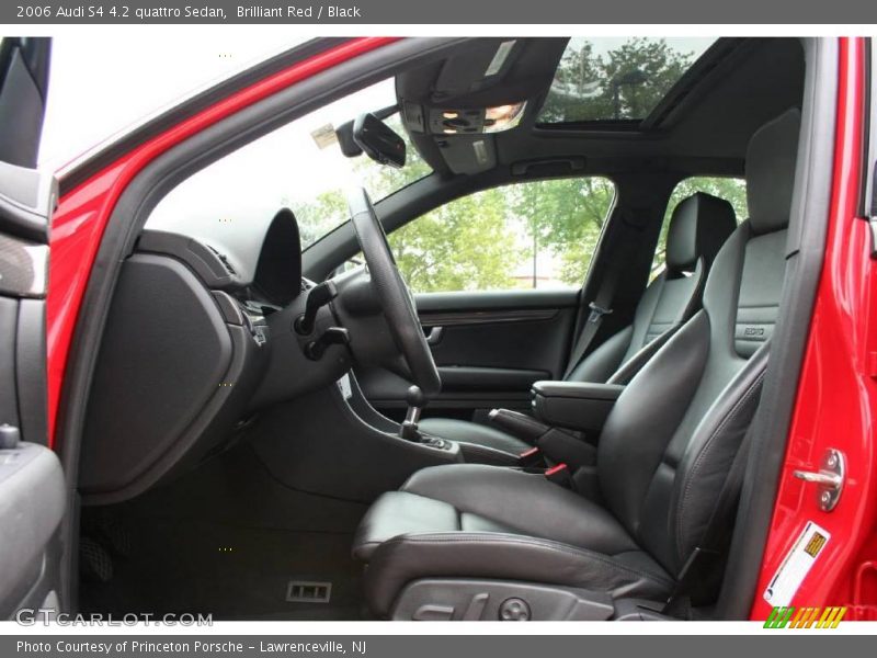 Brilliant Red / Black 2006 Audi S4 4.2 quattro Sedan