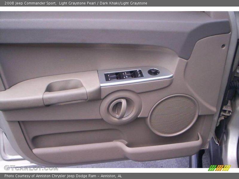 Light Graystone Pearl / Dark Khaki/Light Graystone 2008 Jeep Commander Sport