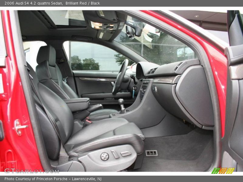 Brilliant Red / Black 2006 Audi S4 4.2 quattro Sedan