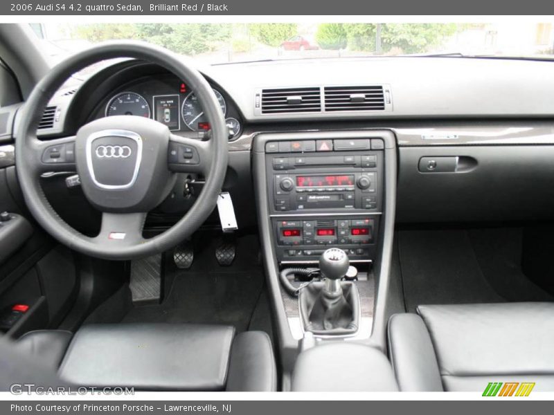 Brilliant Red / Black 2006 Audi S4 4.2 quattro Sedan
