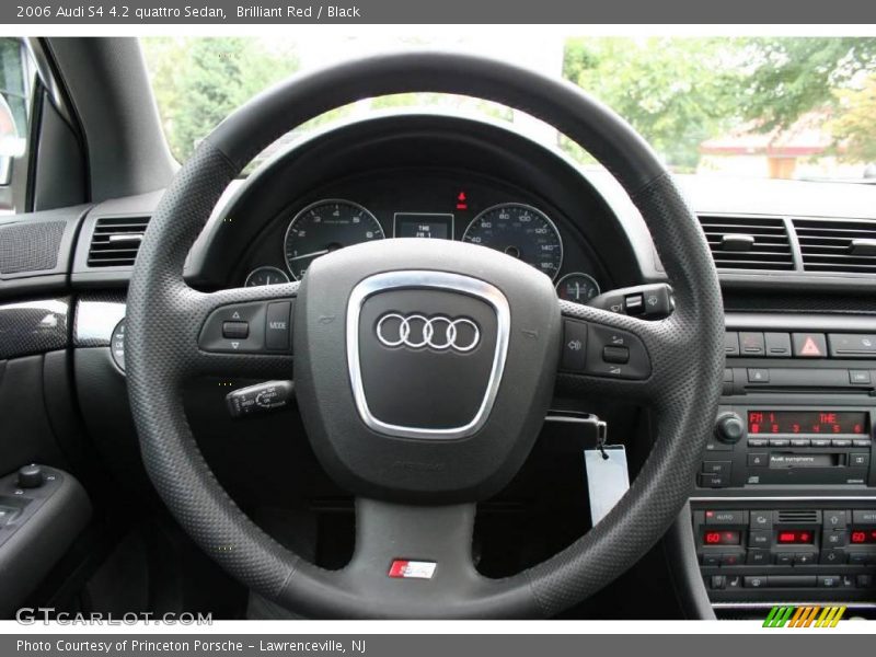 Brilliant Red / Black 2006 Audi S4 4.2 quattro Sedan