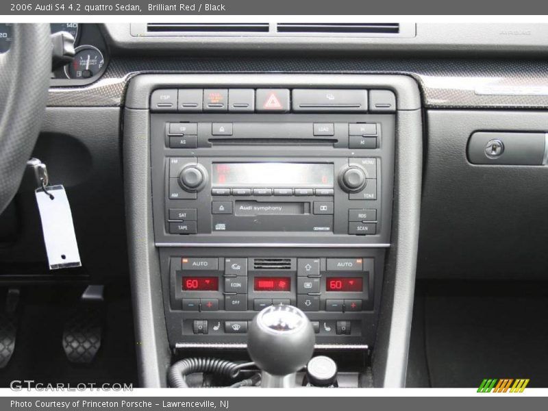 Brilliant Red / Black 2006 Audi S4 4.2 quattro Sedan