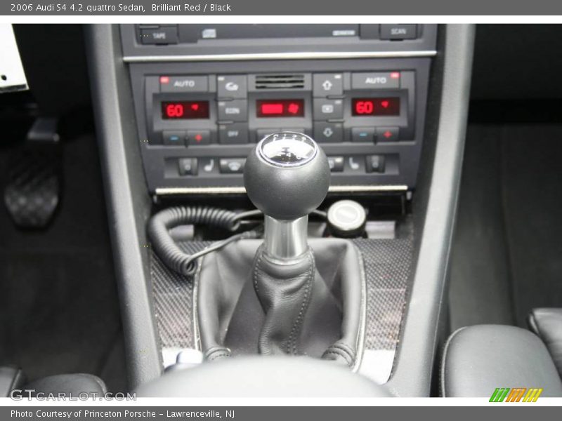Brilliant Red / Black 2006 Audi S4 4.2 quattro Sedan