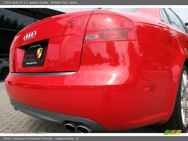 Brilliant Red / Black 2006 Audi S4 4.2 quattro Sedan