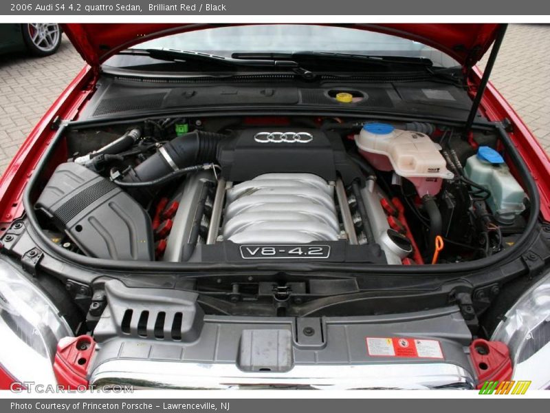 Brilliant Red / Black 2006 Audi S4 4.2 quattro Sedan