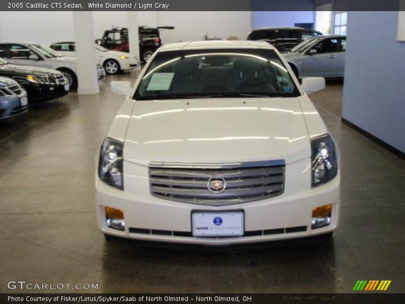 White Diamond / Light Gray 2005 Cadillac CTS Sedan