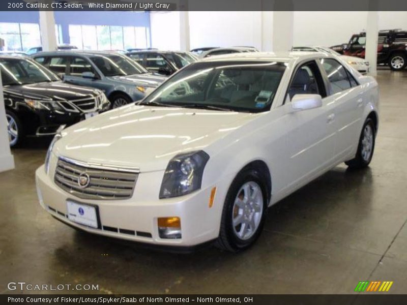 White Diamond / Light Gray 2005 Cadillac CTS Sedan
