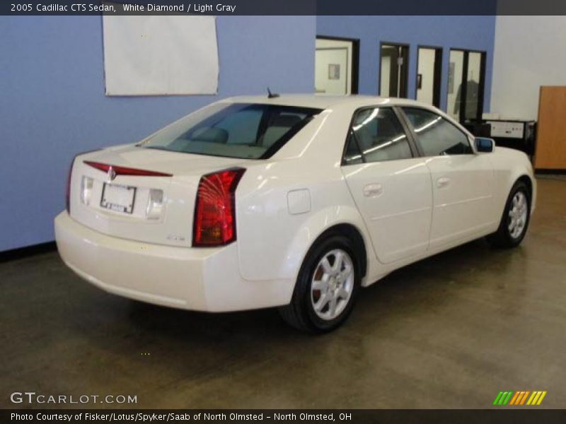 White Diamond / Light Gray 2005 Cadillac CTS Sedan