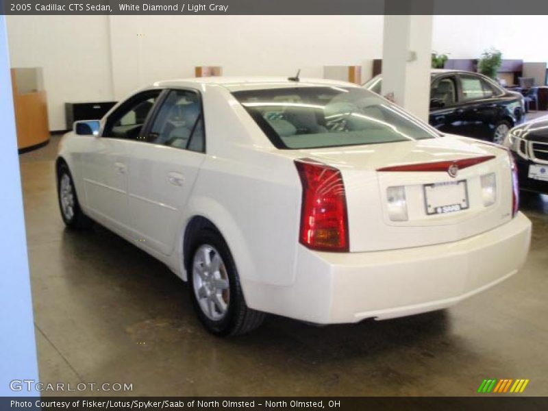 White Diamond / Light Gray 2005 Cadillac CTS Sedan