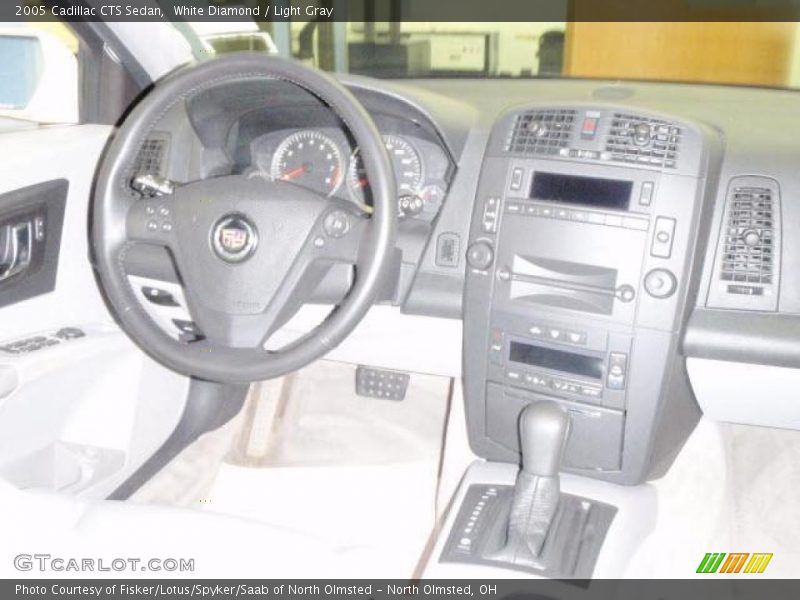 White Diamond / Light Gray 2005 Cadillac CTS Sedan