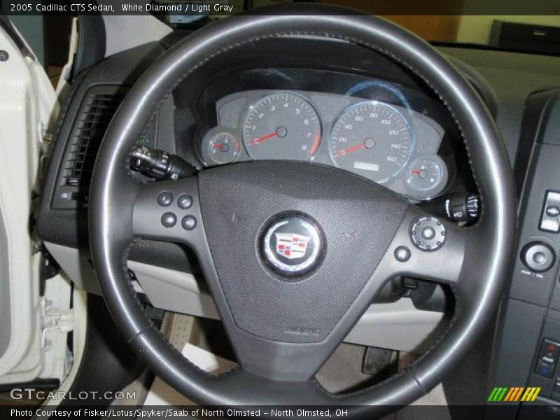 White Diamond / Light Gray 2005 Cadillac CTS Sedan