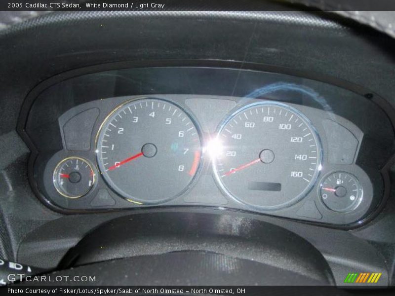 White Diamond / Light Gray 2005 Cadillac CTS Sedan