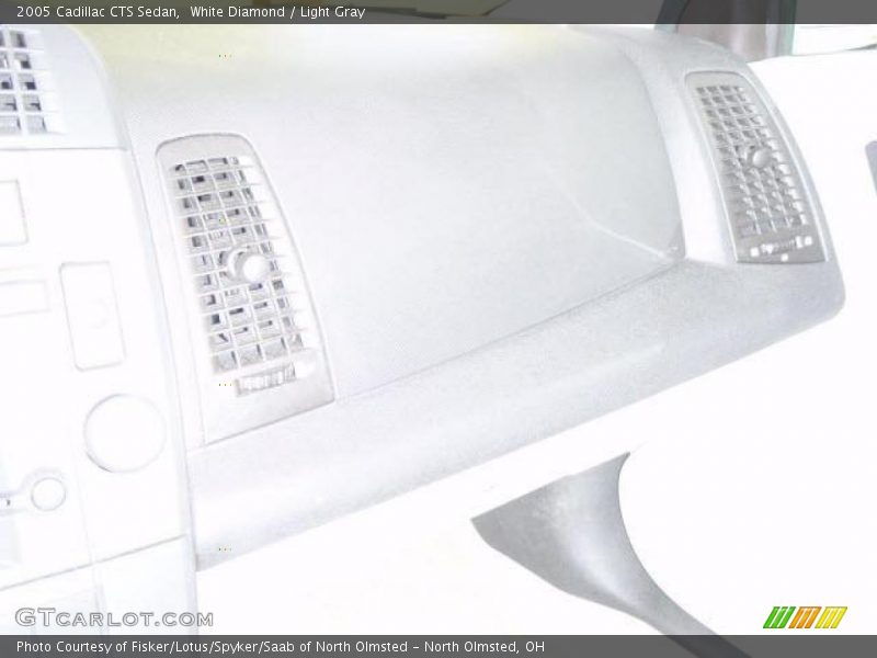 White Diamond / Light Gray 2005 Cadillac CTS Sedan