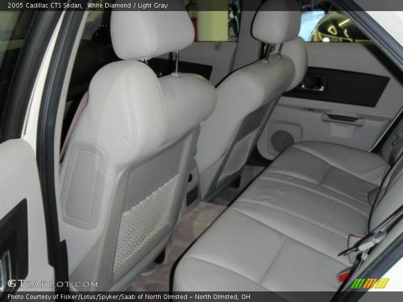 White Diamond / Light Gray 2005 Cadillac CTS Sedan